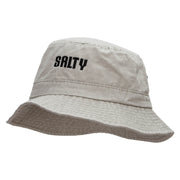 SALTY Embroidered Bucket Hat