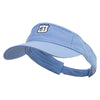 Highway 61 Embroidered Pro Style Cotton Twill Washed Visor - Lt-Blue OSFM