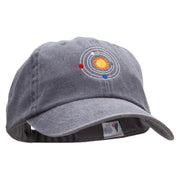 Solar System Embroidered Pigment Dyed Wash Caps