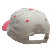 Doctor Stethoscope Embroidered Pigment Dyed Wash Cap - Beige-Red OSFM