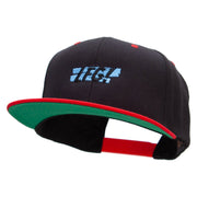 LFG Embroidered Wool Blend 2 Tone Classic Snapback - Black-Red OSFM