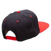 LFG Embroidered Wool Blend 2 Tone Classic Snapback - Black-Red OSFM