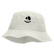 Stitched Face Embroidered Pigment Dyed Bucket Hat