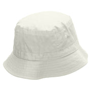 Stitched Face Embroidered Pigment Dyed Bucket Hat