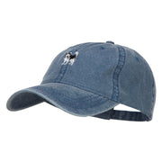 Alaskan Malamute Embroidered Washed Cap