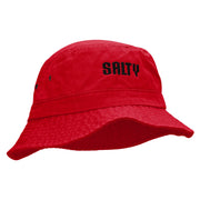 SALTY Embroidered Bucket Hat