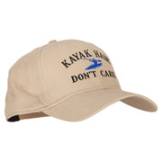 Kayak Hair Don't Care Embroidered Solid Cotton Pro Cap