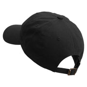 U.S. Navy Retired Unstructured Low Profile 6 panel Cotton Cap - Black OSFM