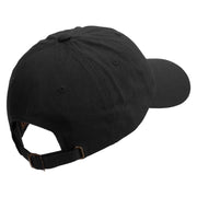 U.S. Navy Retired Unstructured Low Profile 6 panel Cotton Cap - Black OSFM