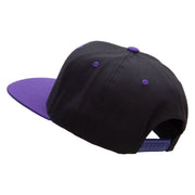 LFG Embroidered Wool Blend 2 Tone Classic Snapback - Black-Purple OSFM