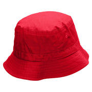 Stitched Face Embroidered Pigment Dyed Bucket Hat