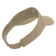 Medical Pharmacy with Snake Embroidered Pro Style Cotton Twill Washed Visor - Khaki OSFM