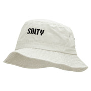 SALTY Embroidered Bucket Hat