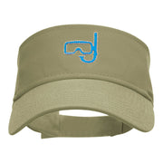 Snorkle Embroidered Cotton Twill Visor