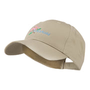 USA State Flower Arkansas Apple Blossom Embroidered Cap