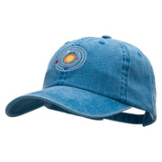 Solar System Embroidered Pigment Dyed Wash Caps