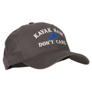 Kayak Hair Don't Care Embroidered Solid Cotton Pro Cap