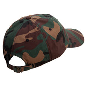 U.S. Navy Retired Unstructured Low Profile 6 panel Cotton Cap - Green-Camo OSFM