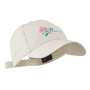 USA State Flower Arkansas Apple Blossom Embroidered Cap