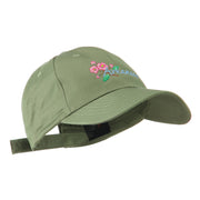 USA State Flower Arkansas Apple Blossom Embroidered Cap