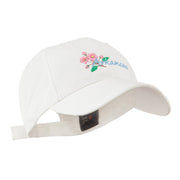 USA State Flower Arkansas Apple Blossom Embroidered Cap