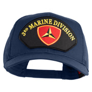 3rd Marine Division Patched Solid Cotton Twill Mesh Prostyle Cap - Navy OSFM