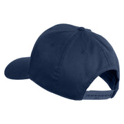 U.S. Air Force Blue Patched Solid Cotton Twill Pro Style Cap - Navy OSFM