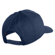U.S. Air Force Blue Patched Solid Cotton Twill Pro Style Cap - Navy OSFM