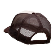 Surfboard in Sands Patched Two Tone Polyester 5 Panel Foam Front Mesh Back Cap