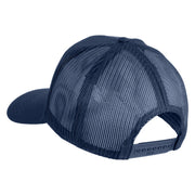 Veteran America's Navy Patched Solid Cotton Twill Mesh Prostyle Cap - Navy OSFM