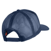 Veteran America's Navy Patched Solid Cotton Twill Mesh Prostyle Cap - Navy OSFM