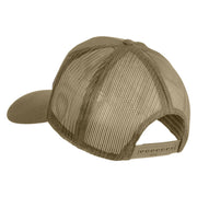 3rd Marine Division Patched Solid Cotton Twill Mesh Prostyle Cap - Khaki OSFM