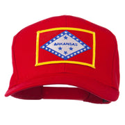 Middle State Arkansas Embroidered Patch Cap