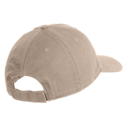 Tropical Fish Sea Life Iron On Patched 6 Panel Washed Low Profile Dad Hat - Khaki OSFM