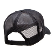 NASA Black and White Logo Embroidered Patched Mesh Back Cap