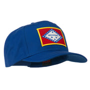 Middle State Arkansas Embroidered Patch Cap