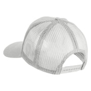 Veteran America's Navy Patched Solid Cotton Twill Mesh Prostyle Cap - White OSFM
