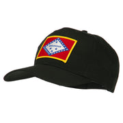 Middle State Arkansas Embroidered Patch Cap