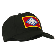 Middle State Arkansas Embroidered Patch Cap