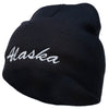 Alaska Embroidered Short Beanie