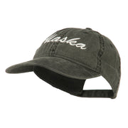 US State Alaska Embroidered Washed Cap