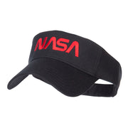 NASA Letter Logo Embroidered Sun Visor