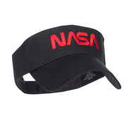 NASA Letter Logo Embroidered Sun Visor