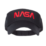 NASA Letter Logo Embroidered Sun Visor