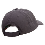 Business 13 Route Number Embroidered Garment Washed Cotton Twill Cap - Charcoal OSFM