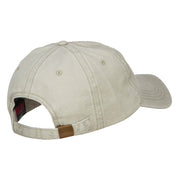 Alaska State Flag Embroidered Washed Cap