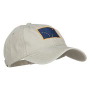 Alaska State Flag Embroidered Washed Cap