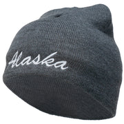 Alaska Embroidered Short Beanie