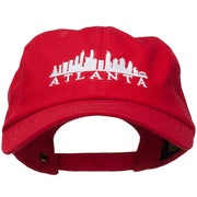 Atlanta Skyline Embroidered Washed Cap