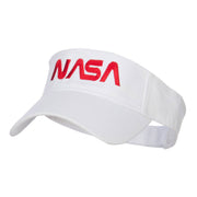 NASA Letter Logo Embroidered Sun Visor